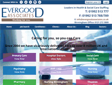 Tablet Screenshot of evergoodassociates.co.uk